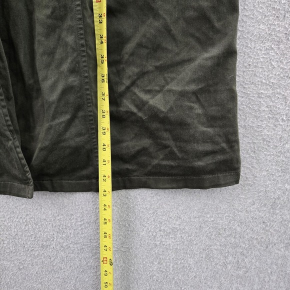 Torrid Women Jacket 4 Green Twill Drapey Open Front Draker Trench Coat - Picture 5 of 9